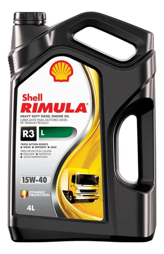 [11684] ACEITE SHELL 15W40 4LT RIMULA R3 L DIESEL DPF CJ4 UB00