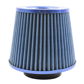 FILTRO AIRE CONICO VERDE/AZUL/CROMADO/GRIS ALTA POTENCIA TUNING 3PULG UB00