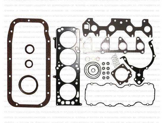 [12203] JUEGO EMPAQUETADURA MOTOR CHEVROLET CORSA EVOLUTION 1.8 01-05/MONTANA 1.8 05-11/FIAT PALIO 1.8 TW (93294583) UB6ARRIBA