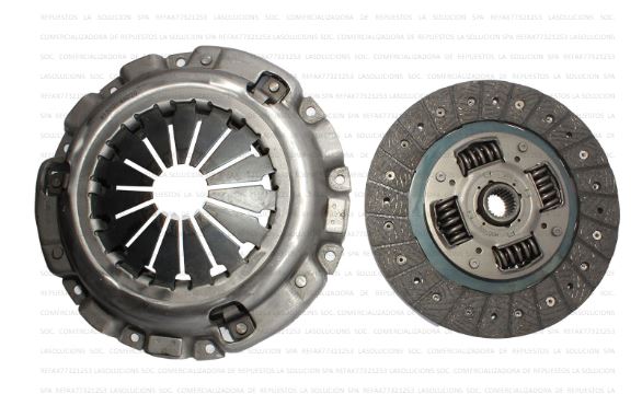 KIT EMBRAGUE HYUNDAI H-100 PORTER/H-1 2 PIEZAS 240 MM SECO KR (41100-3B000) UB2D3