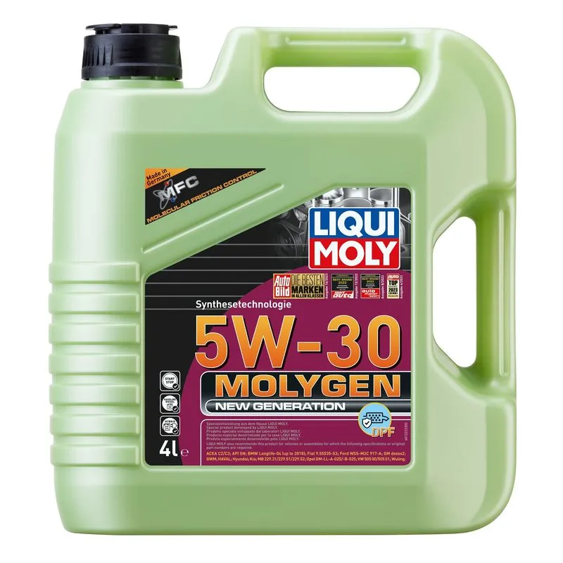 ACEITE LIQUI MOLY 5W30 4LT NEW GENERATION DPF 4L