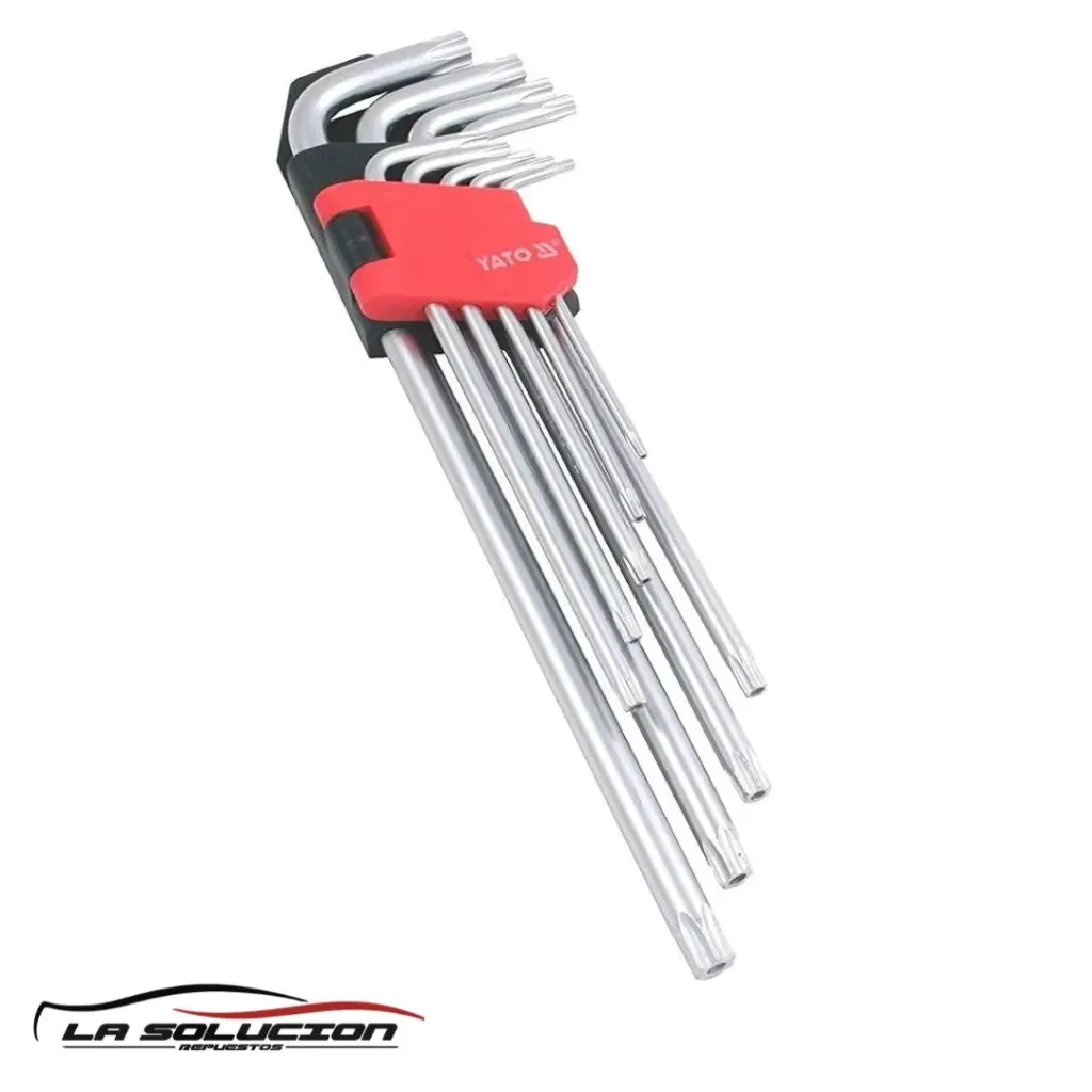[13147] SET LLAVE TORX 9 PIEZAS YATO