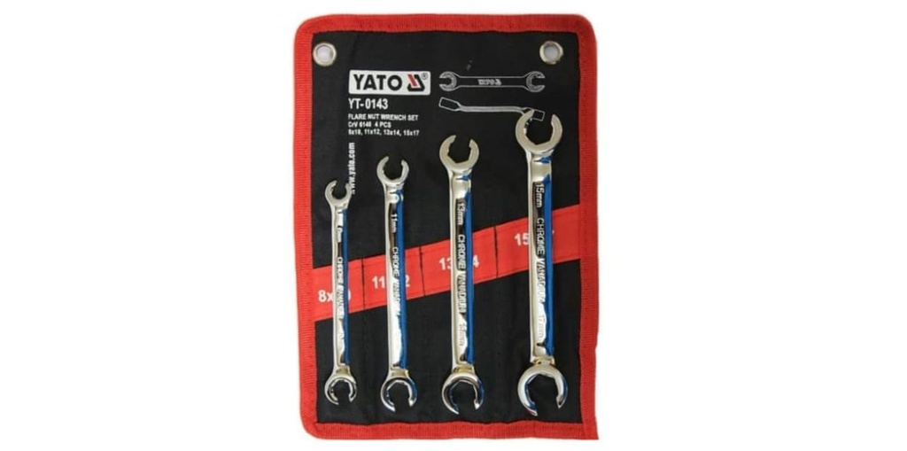 SET LLAVES NIPLERAS 4 PIEZAS YATO