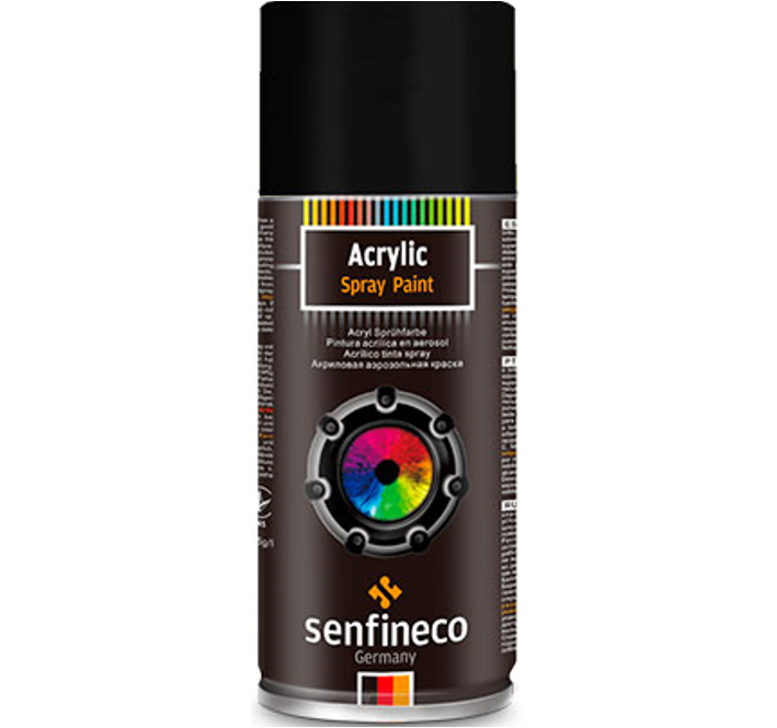 [13617] PINTURA AEROSOL NEGRO MATE 400 ML 4004 SENFINECO