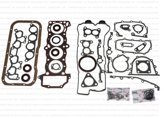 [13625] JUEGO EMPAQUETADURA MOTOR NISSAN V16 1.6 98-11 B13X/SENTRA II 1.6 98-02 B14X GA16DNE TW UB22ARRIBA
