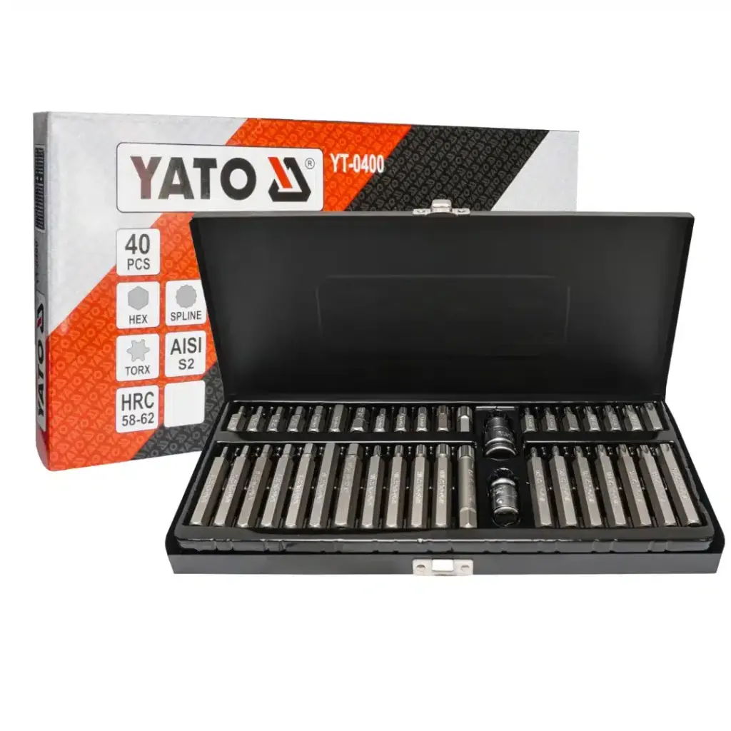 JUEGO DE PUNTAS 10MM 40 PIEZAS YATO