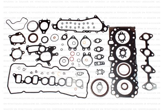 JUEGO EMPAQUETADURA MOTOR TOYOTA HILUX 05-15 2.5 2KD TW UB22ARRIBA