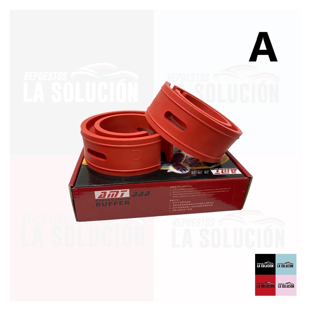 TOPES DE GOMA ESPIRAL  PAR TIPO A 173MM UB00