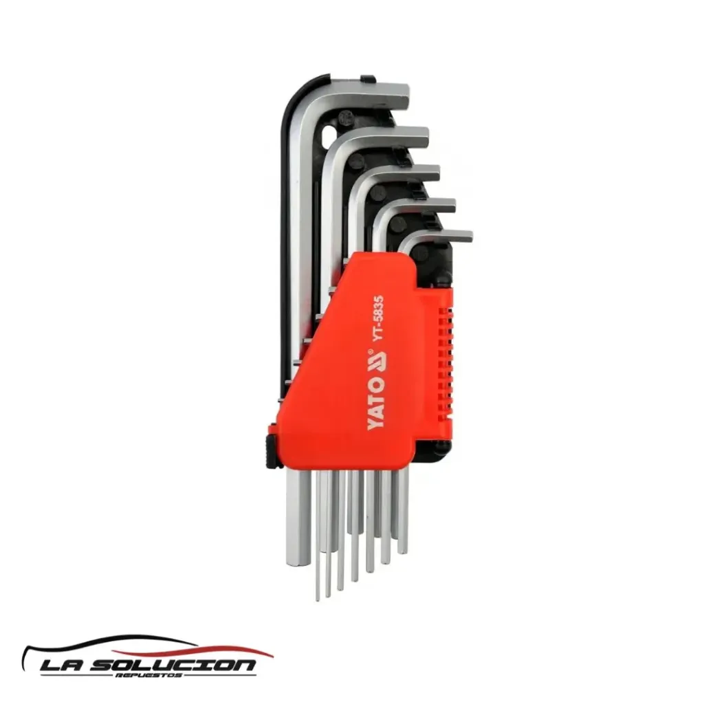 [14638] JUEGO LLAVE ALLEN 12 PIEZAS YATO
