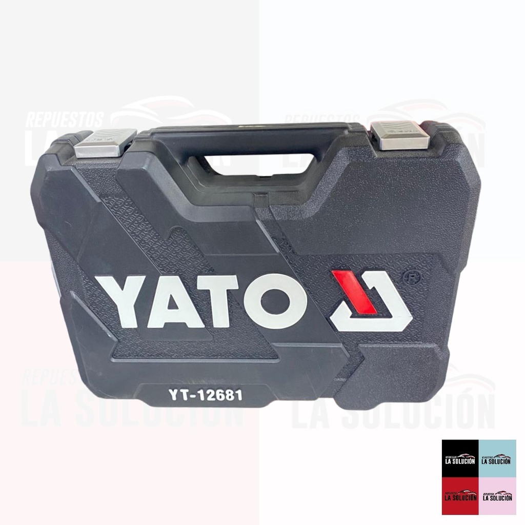 SET DE DADOS 1/2 PULG-1/4 PULG 94PCS YATO