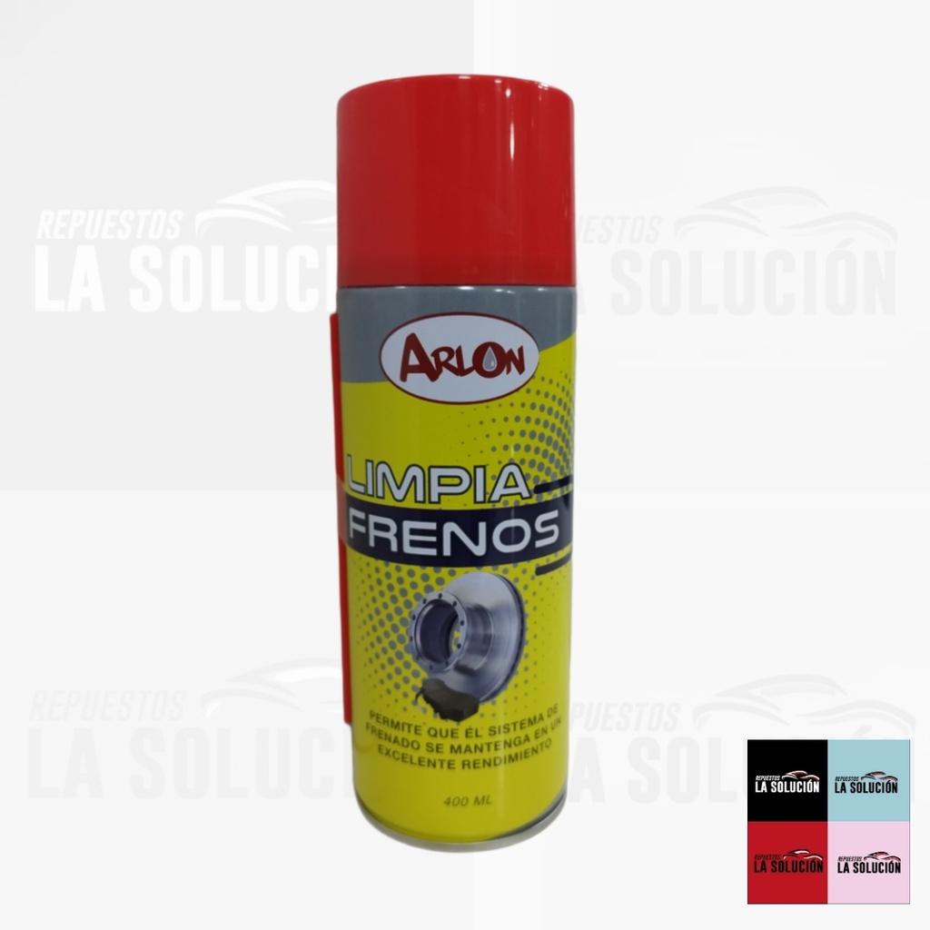 LIMPIADOR DE DISCO FRENO EN AEROSOL ARLON 400ML UB00