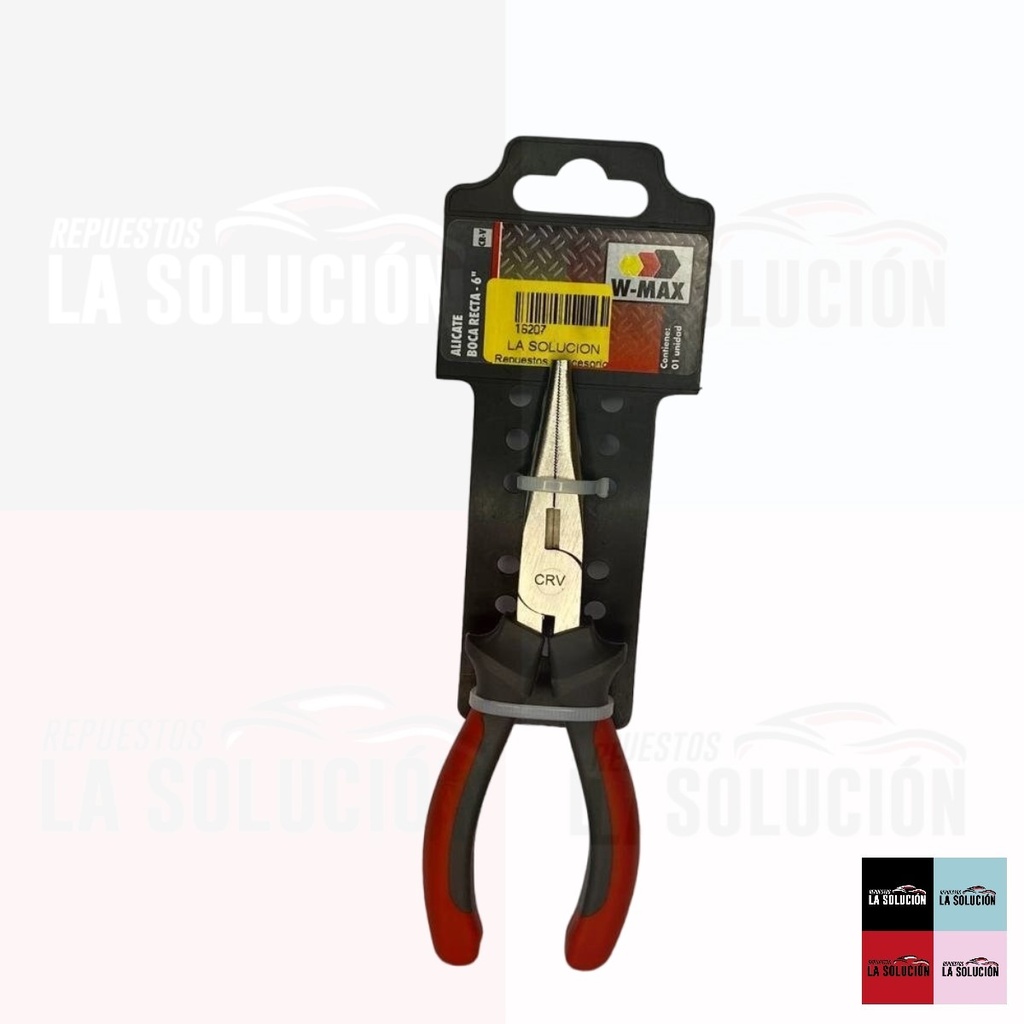 ALICATE DE BOCA RECTA 6PULG WURTH UB00