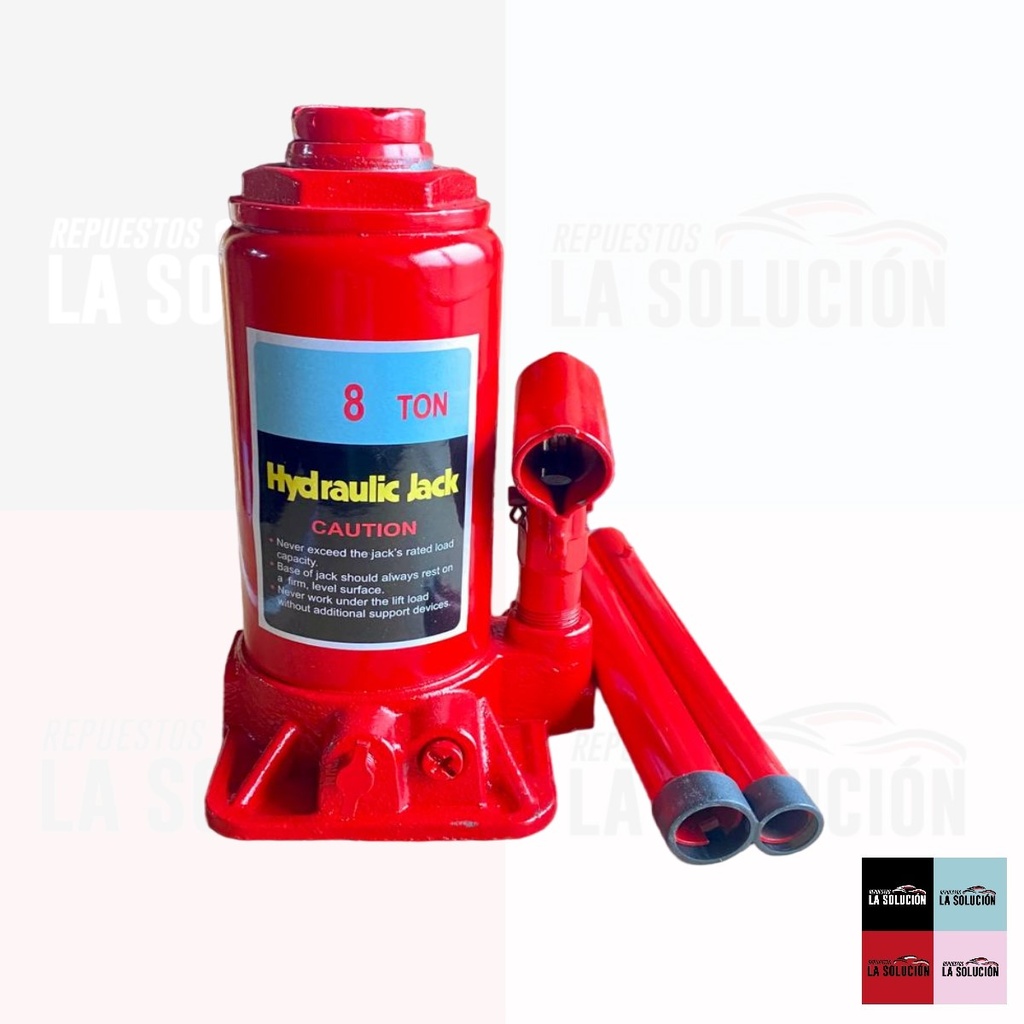 GATA HIDRAULICA TIPO BOTELLA 8 TONELADAS TW
