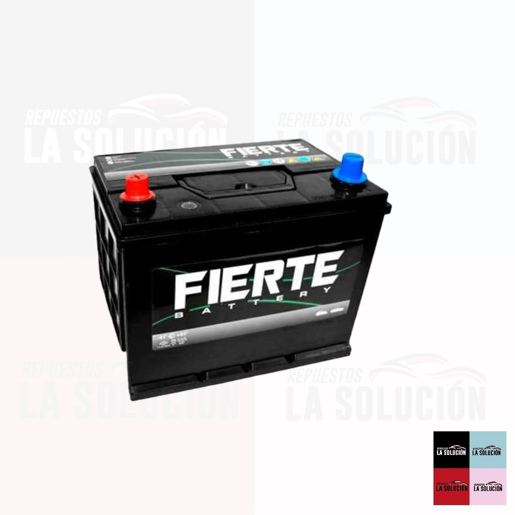 BATERIA 35 AMPERES FIERTE 280CCA IZQUIERDO CON PESTAÑA