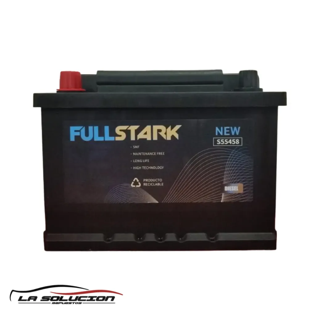 BATERIA 55 AMPERES FULLSTARK CCA 370 POSITIVO IZQUIERDO (S55458)