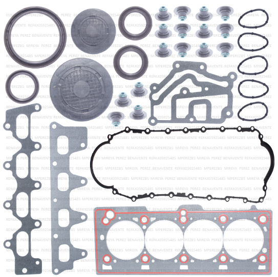 JUEGO EMPAQUETADURA MOTOR NISSAN PLATINA 1.6 02-06 K4M TOTO