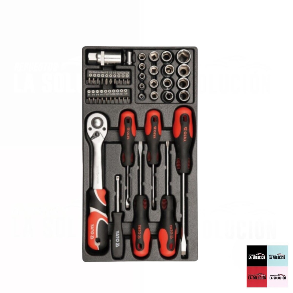CAJA DE HERRAMIENTAS 80 PCS YATO