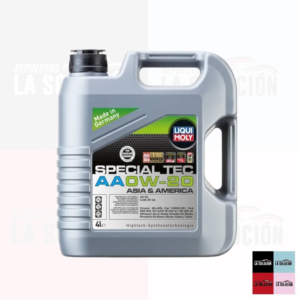 ACEITE LIQUI MOLY 0W20 SPECIAL TEC AA 5LT UB00