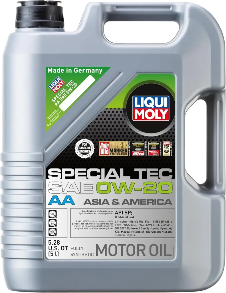 ACEITE LIQUI MOLY 0W20 SPECIAL TEC AA 5LT UB00