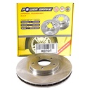 DISCO FRENO NISSAN QASHQAI 1.6-2.0 08-20/XTRAIL 2.0-2.5 07-14 296MM TW UB1C1