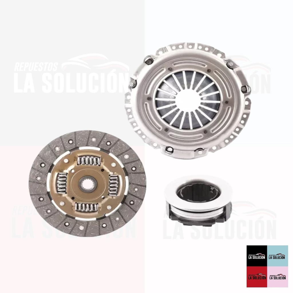 KIT EMBRAGUE BAIC X25> 1.5 2015 3PCS UB 2A3