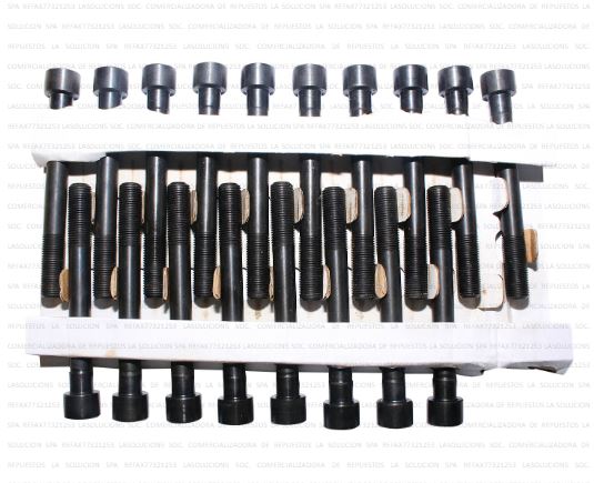 JUEGO PERNO CULATA HYUNDAI H-100 2.4-2.5 D4BA-D4BB-D4BF-D4BX 91-04/H-1 2.4-2.5 98-10 CH UB32B5