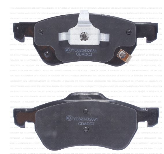 [18734] PASTILLA FRENO MG ZS 1.5 17-24 CH 156.4MM (100881004) UB4A7