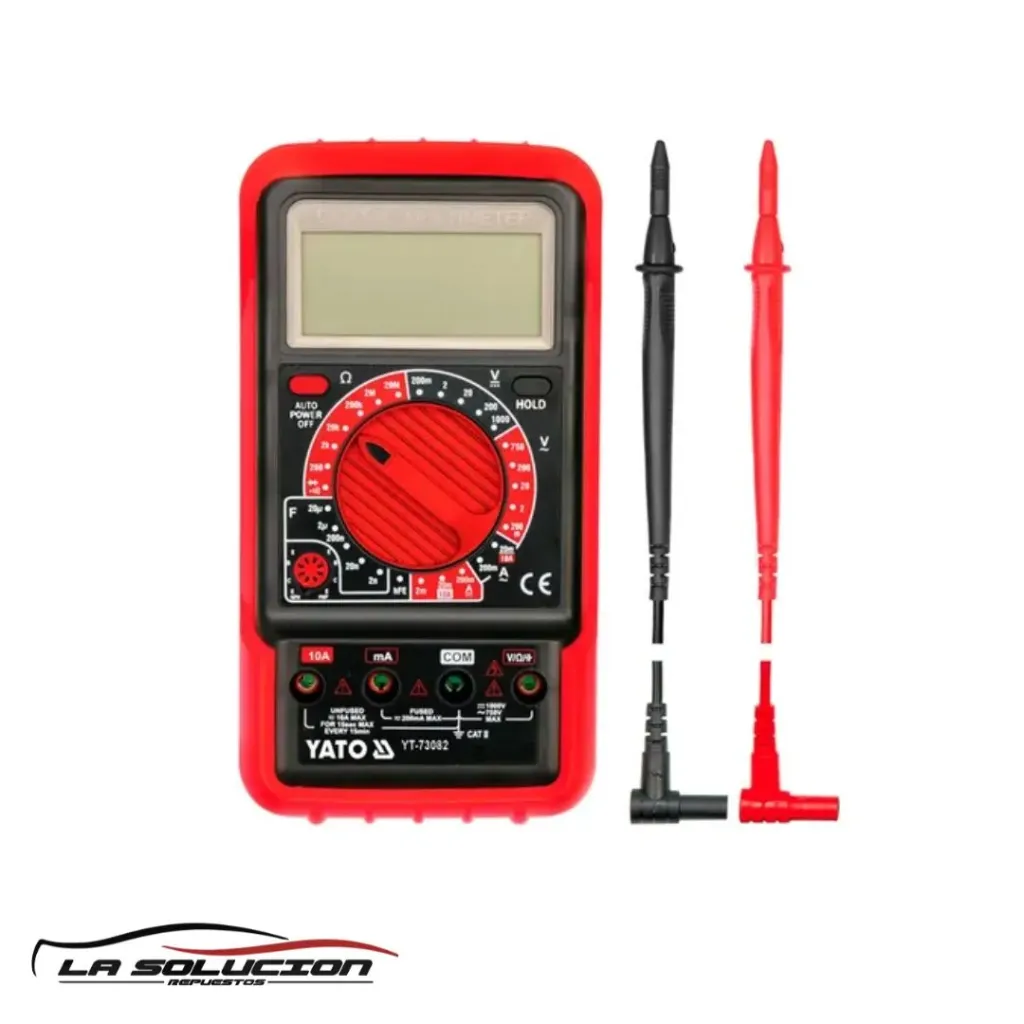 [18806] MULTITESTER DIGITAL 2 PINES YATO