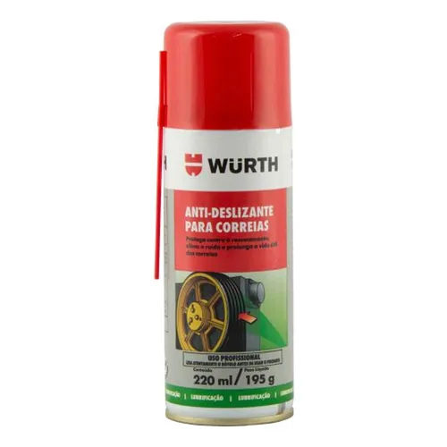 ANTIDESLIZANTE CORREAS (ANTI CHIRRIDOS) 220ML WURTH