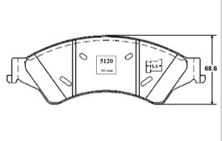 PASTILLA FRENO FORD RANGER 2.2-3.2 2WD-4WD 12-23 /MAZDA BT50 2.2-3.2 12-19 CERAMICA MX 