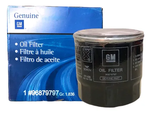 [19858] FILTRO ACEITE CHEVROLET CORSA/CHEVETTE/MONZA/DAEWOO/AVEO/VIVANT/LUV 2.2/ZNA RICH 2.4/ONIX 1.4 W712/22 OR UB9A3