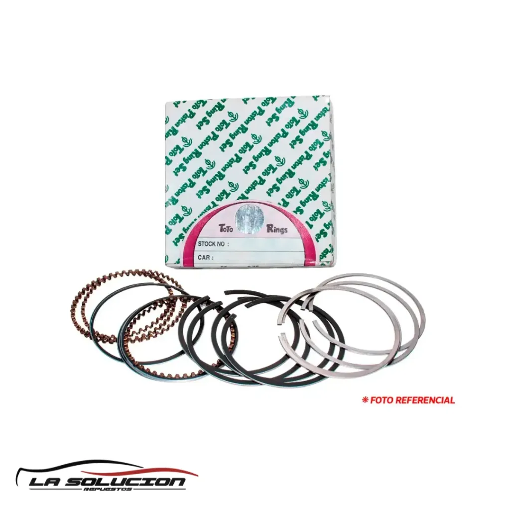 JUEGO ANILLOS HYUNDAI I-10 1.1 2008-2014/KIA MORNING 1.1 2004-2011 STD TOTO UB00