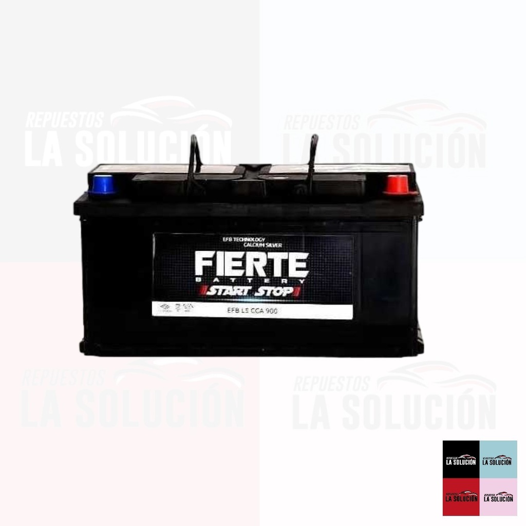BATERIA 95 AMPERES FIERTE EFB L5  CCA 900 POSITIVO DERECHO