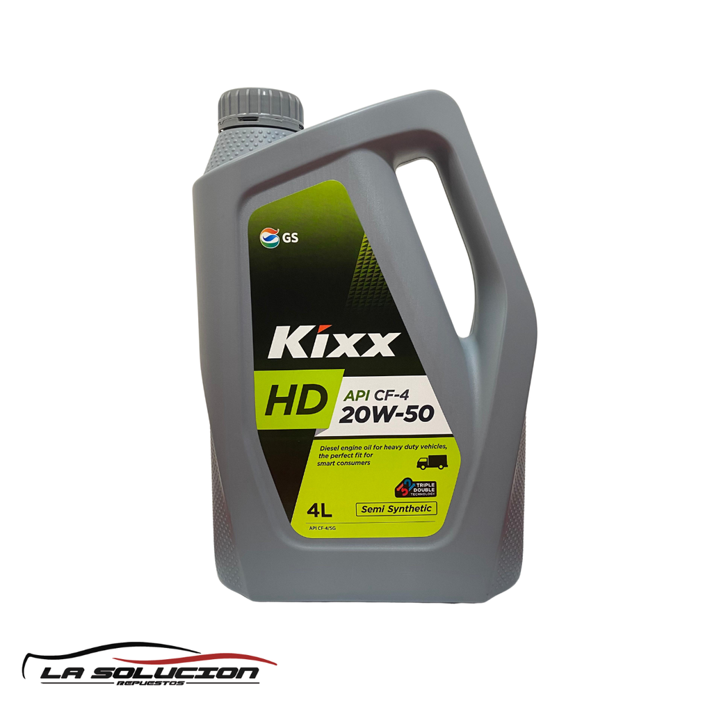 ACEITE KIXX 20W50 HD CG-4 DIESEL API (SEMI-SINTETICO) CG-4 4 LITROS