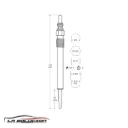 BUJIA INCANDESCENTE  MAXUS T60 2.0 20-23/AMAROK 2.0