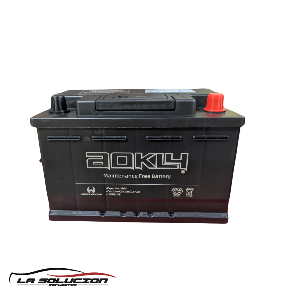 BATERIA 70 AMPERES AOKLY 580 CCA DERECHO