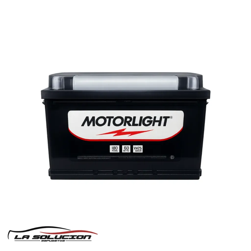 [20407] BATERIA 90 AMPERES MOTORLIGHT 790 (BORNER BAJO) CCA POSITIVO DERECHO