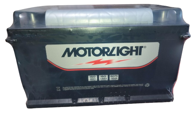 BATERIA 90 AMPERES MOTORLIGHT 790 (BORNER BAJO) CCA POSITIVO DERECHO