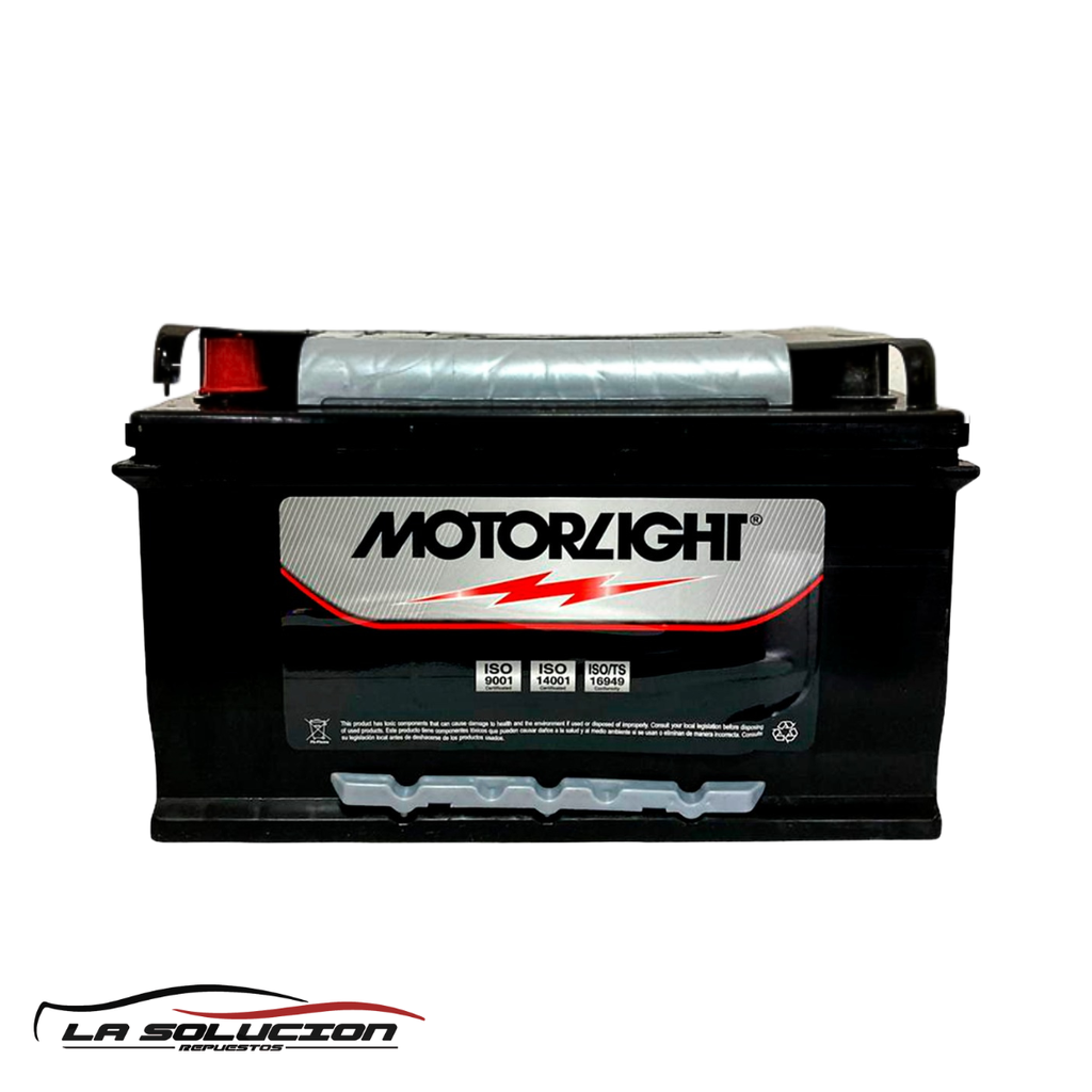 BATERIA 90 AMPERES MOTORLIGHT 790 CCA IZQUIERDO ( MFR90E ) 