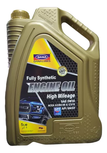 ACEITE DANA 5W30 API SN/CF SINTETICO 5LT