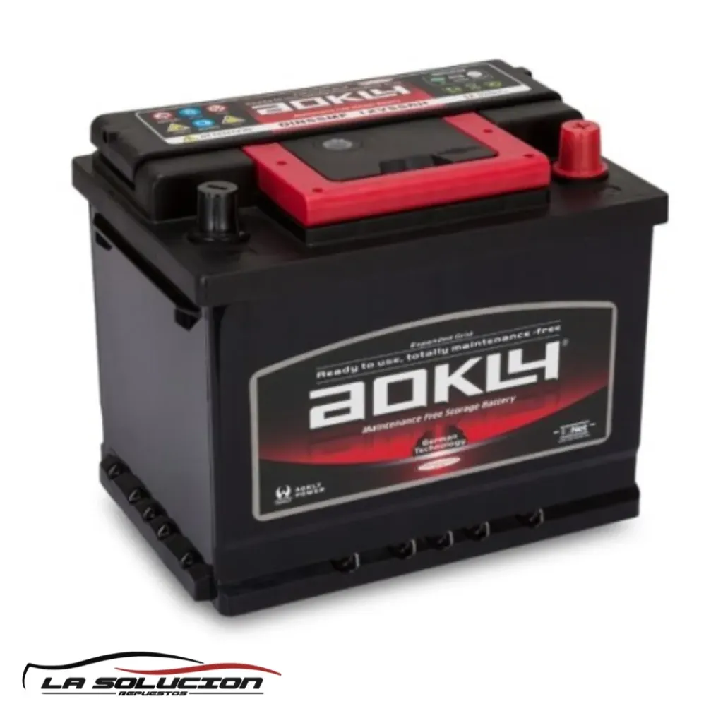 BATERIA 55 AMPERES AOKLY 500CCA POSITIVO DERECHO (42-72L)