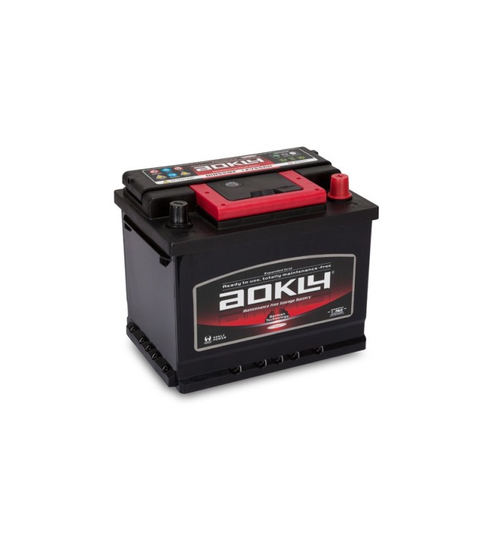 [20500] BATERIA 55 AMPERES AOKLY 500CCA POSITIVO DERECHO (42-72L)