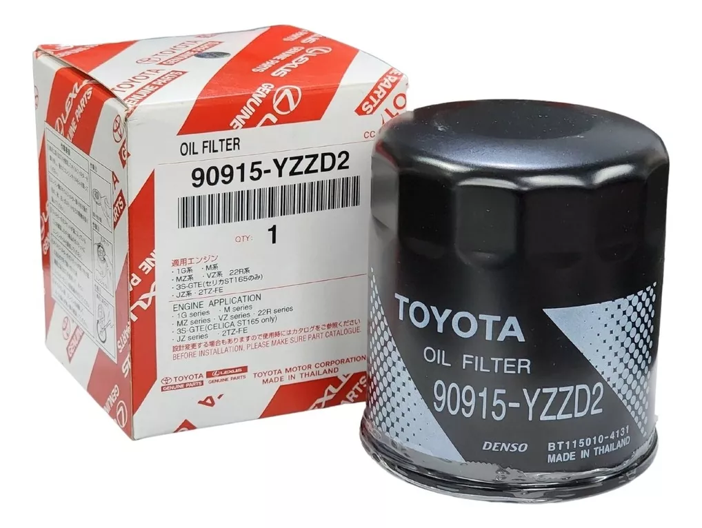 FILTRO ACEITE TOYOTA HILUX 22R-2RZ/HILUX 2005> W712/19 ORIGINAL  (90915-YZZD2) UB9F4