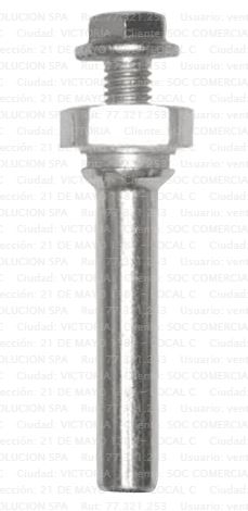 JUEGO PERNO CALIPER CHEVROLET SAIL 1.4 10-17 2 PIEZAS MEX UB00