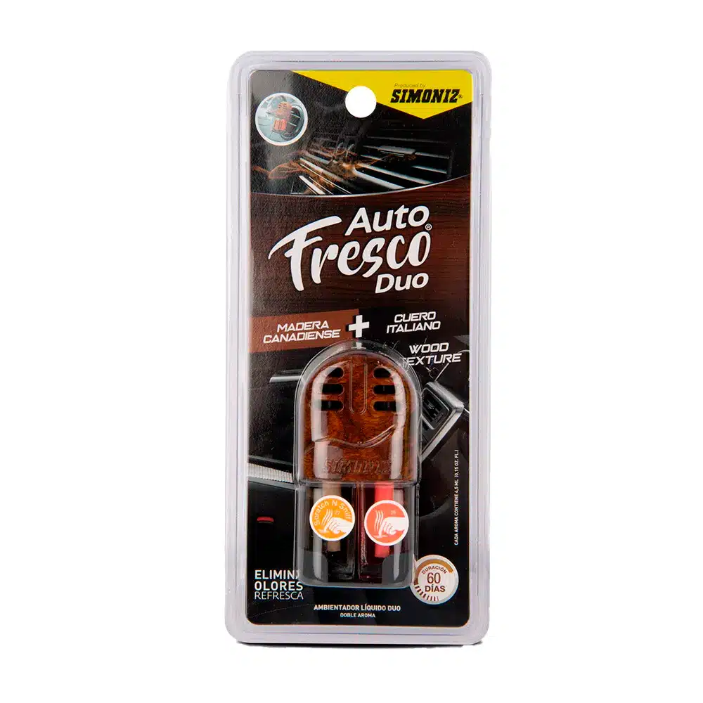 [20938] AMBIENTADOR SPLASH X2 MADERA/CUERO SIMONIZ