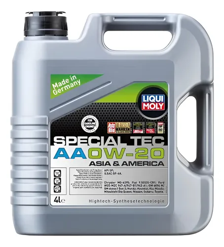 ACEITE LIQUI MOLY 0W20 SPECIAL TEC AA CA 4LT