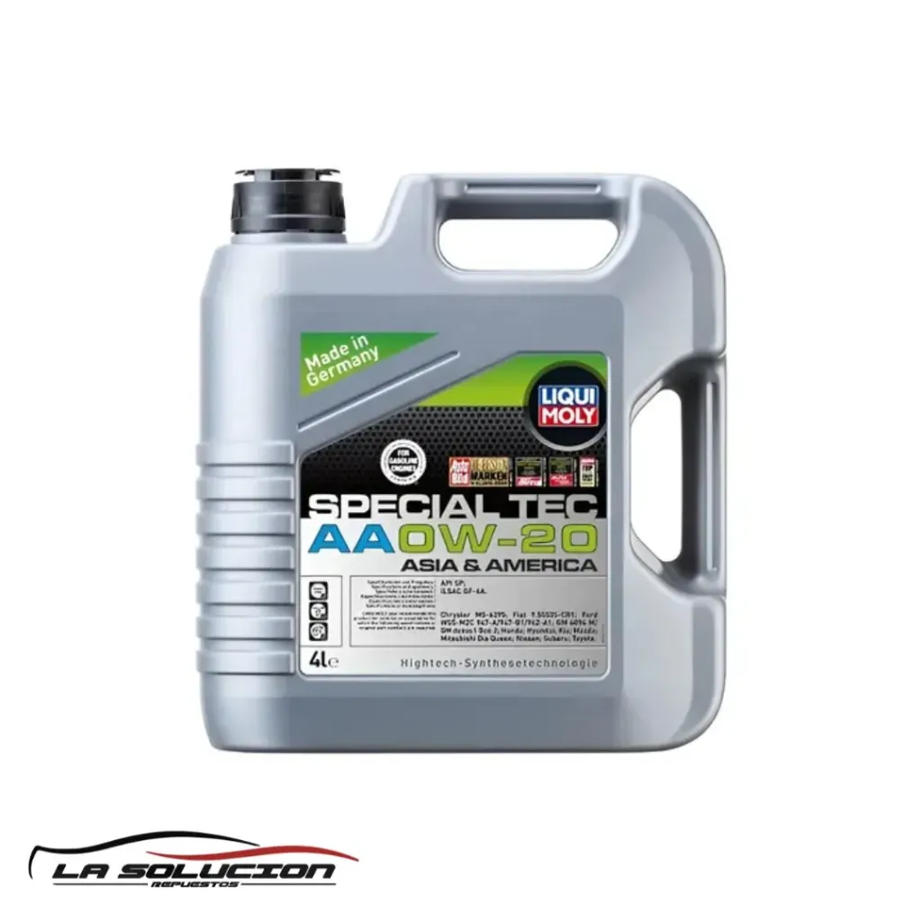 ACEITE LIQUI MOLY 0W20 SPECIAL TEC AA CA 4LT