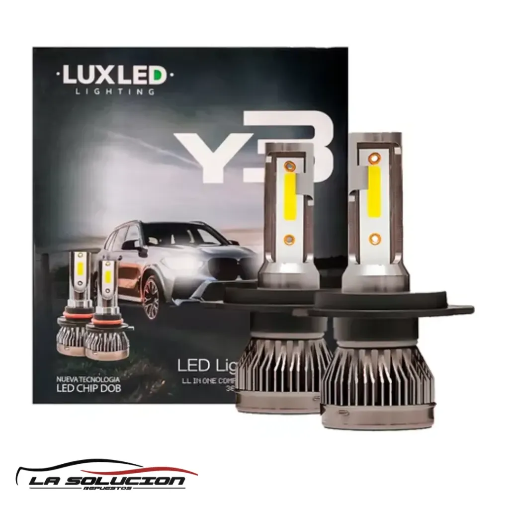 KIT LED H-4 Y3 12V 36W 22000 LUMENES LUXLED