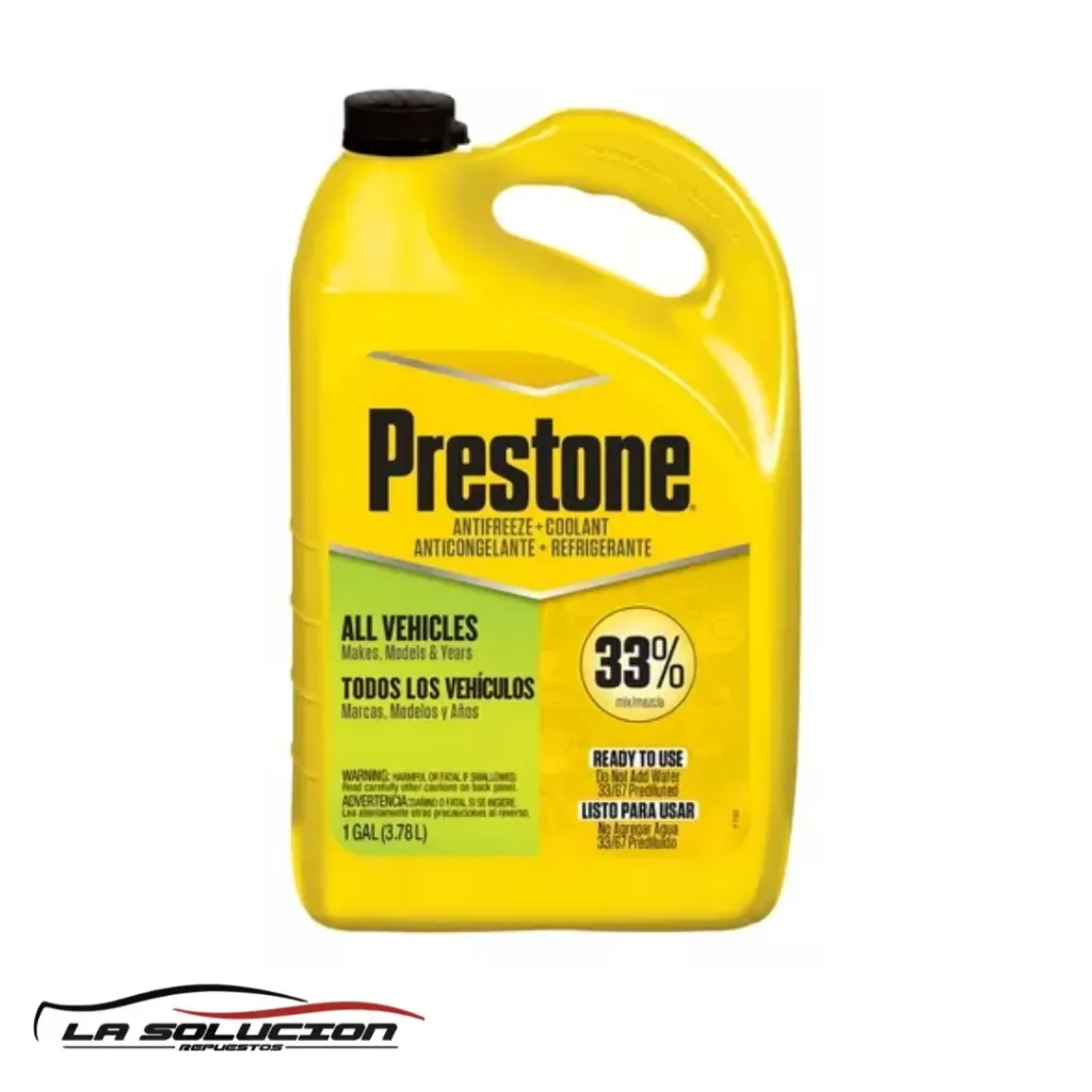 ANTICONGELANTE PRESTONE -18 GRADOS VERDE 33%