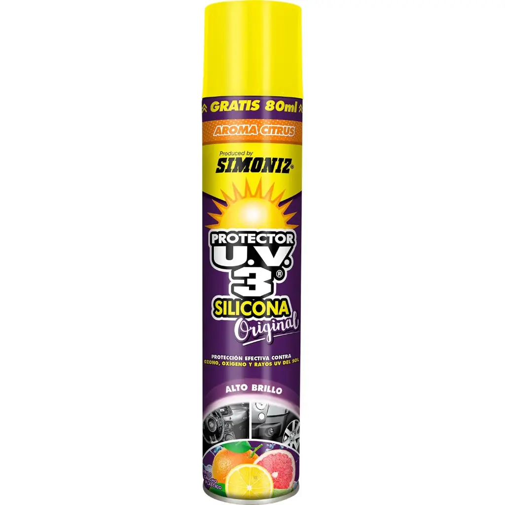 [21421] SILICONA AEROSOL 400ML CITRUS UV3 SIMONZ